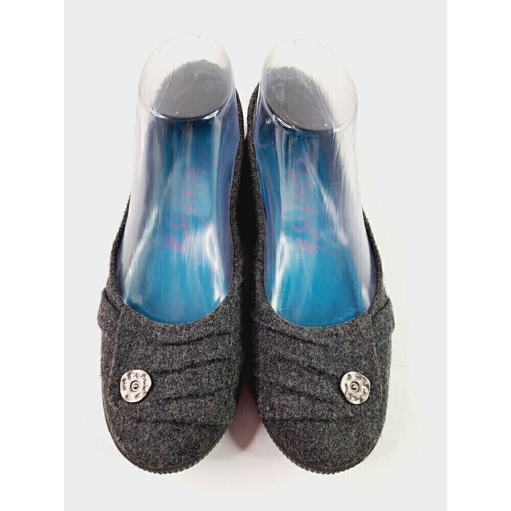 Blowfish Malibu Felt Ballet Flats Slip On Gray Women's Size 7 - Picture 2 of 7